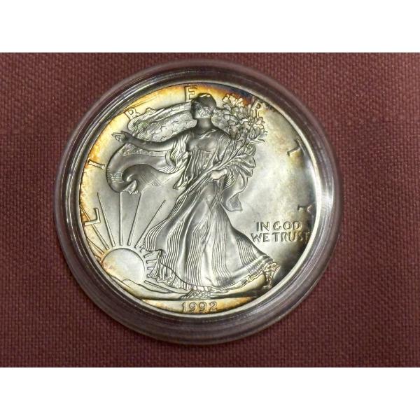 1992 American Silver Eagle - 1Toz .999 Silver