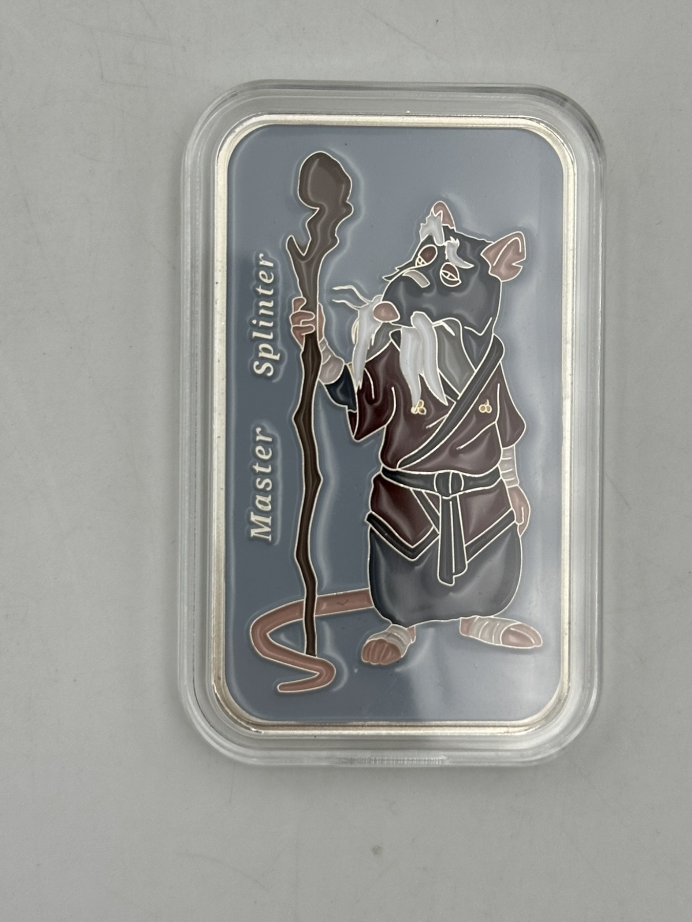 Splinter Silver 1 oz.999 Silver Teenage Mutant Ninja Turtles + COA - ONLY 200 MADE ...