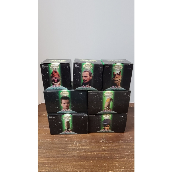(7) KFC/Taco Bell/Pizza Hut Star Wars The Phantom Menace Episode 1 Promo Toys