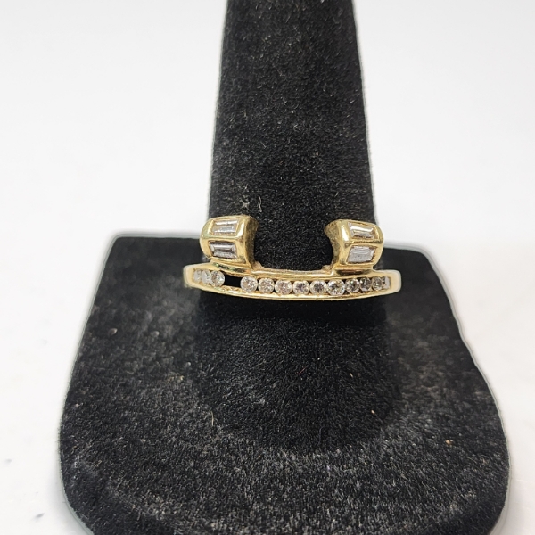 14K Yellow Gold Ring Enhancer/Wrap - Size 8 - Total Weight: 3.3g