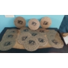 Image 1 : Group Of 15 7 1/2" Music Discs - Maker Unknown -  See Pics For Songs - These Are Plastic