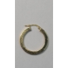 Image 1 : 18K Yellow Gold Stamped 750 Single Hoop Earring - Weight: 1.2g