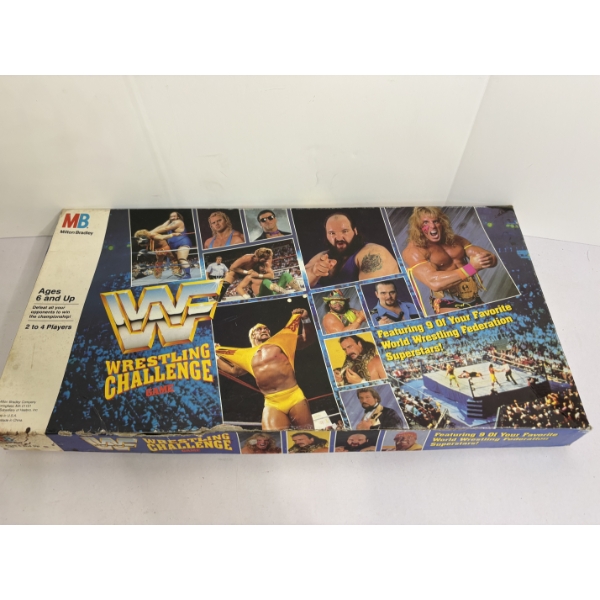 1990 Wrestling Challenge Board Game - Milton Bradley Co.. Subsidiary of Hasbro