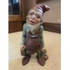 Image 1 : *Pick Up At Mantua Home-No Shipping Available* Collectable Rare Vintage 9.5'' Cast Iron Gnome Coin B