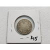 Image 2 : 1917 Canada 92.5% Silver 25 Cent Coin ASW: 0.1734oz
