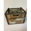 Image 8 : Crate of Vintage Milk Jugs