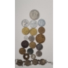 Image 1 : Collection Of Vintage World Coins, Tokens, Promotional Medals & British Farthing Coin Bracelet