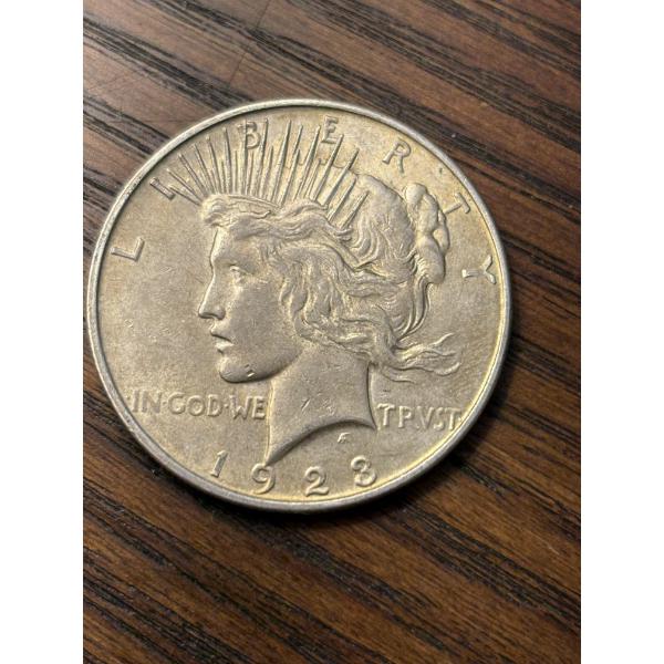 90% Silver - 1923-D Silver Peace Dollar - FV $1.00 - Mintage 6,811,000