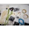 Image 10 : HUGE Lot of Assorted Costume Jewelry - Lots in Packaging, Small Cosmetic Bags