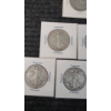 Image 5 : 1949 Franklin 90% Silver Half Dollar & (5) Assorted Year Walking Liberty 90% Silver Half Dollars 