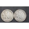 Image 2 : U.S 1942-D & 1943 Walking Liberty 90% Silver Half Dollars - Face Value: $1.00