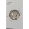 Image 9 : (7) Assorted Years 90% Silver Mercury Dimes (2 Are Gold Plated) - Face Value: $0.70