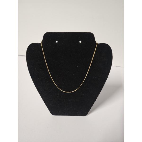 14K Yellow Gold "UNO-A-ERRE" Serpentine Chain Necklace - 15.5in 3.1g