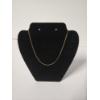 Image 1 : 14K Yellow Gold "UNO-A-ERRE" Serpentine Chain Necklace - 15.5in 3.1g