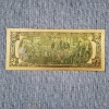 Image 5 : Marine Forces 250th Anniversary Nov 10, 1775 - 2025 ~ Raising Flags ~ 999999 $2 Gold Foil Note