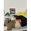 Image 3 : Black Tote full of Halloween Costumes - Masks - Clown Costume - Dress - Capes - Creepy Cloths