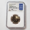 Image 1 : NGC PF70 Reverse Proof 2018-S Sacagawea Jim Thorpe Dollar FDOI Signed by Mercanti