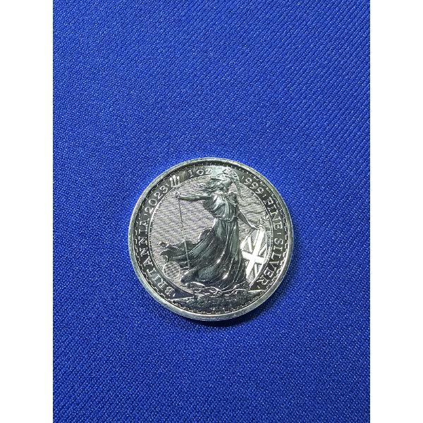 2023 U.K. 2 Pounds - 1 oz .999 Fine Silver Coin - King Charles III Britannia - Beautiful Coin!