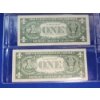 Image 6 : Lot of 4 U.S. 1957 Blue Seal $1 Silver Certificates