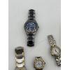 Image 4 : Several Stainless-Steel Watches - Blue Band - Bugle Boy - Faded Glory - Quartz - Etc