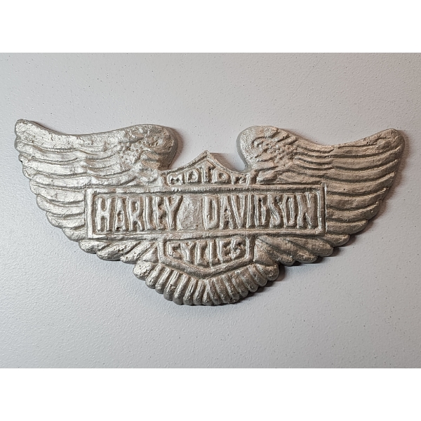 Harley Davidson Motorcycles Decorative 12" Solid Aluminum Piece 