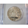 Image 4 : ICG GRADED AU58 1962-D 90% Silver Franklin Half Dollar 