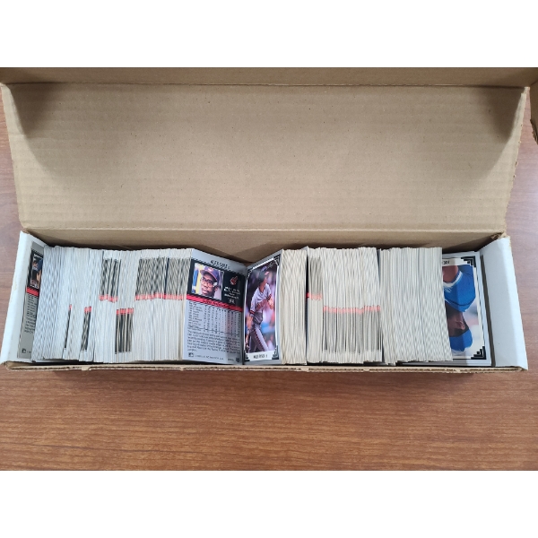 Large Collection of Hundreds of Assorted 1990's Baseball Trading Cards in Near Mint Condition