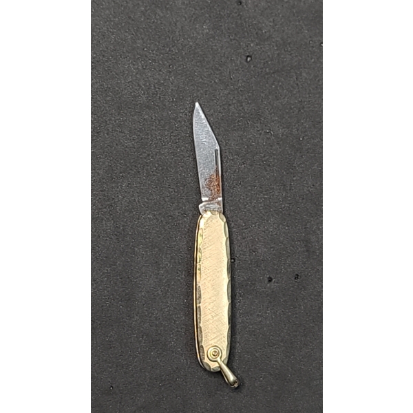 Small Gold Filled Folding Knife - Total Weight: 6.6g