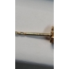 Image 3 : 14K Gold Opal Stud Earrings .63 Grams & 14K Gold Dangle Earring .90 Grams