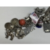 Image 2 : Sterling Charm Bracelet- 92.9 Grams - Lots of charms 