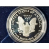 Image 5 : 2002-W U.S. Mint American Eagle PROOF One Troy Ounce .999 Fine Silver Coin ~ From West Point Mint 