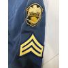 Image 6 : Royal Blue Vintage JROTC Academy Dress Uniform Jacket with gold-toned buttons - "Mueller" Nameplate 