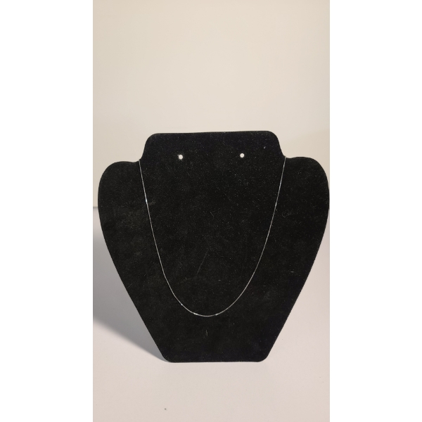 18" 14K White Gold Chain (1.0 gr)