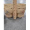 Image 3 : Vintage Glass Shades, Lamp Burners And Cigar Box 