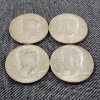 Image 2 : Four 90% Silver 1964 United States Kennedy Half Dollars ~ $2.00 Face Value