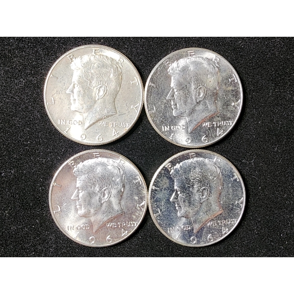 $2 Face Value in Kennedy 90% Silver Half Dollars 