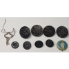 Image 1 : Vintage World War I Era Military Uniform Buttons, Antique Community Charity Pinback Button & More
