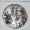 Image 2 : 2002 American Silver Eagle $1 - 1 oz .999 Fine Silver - Graded by NGC MS 69