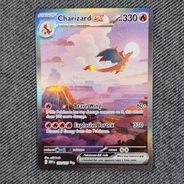 Charizard EX 199/165 Special Illustration Holo Rare Pokemon Trading Card in NM Condition