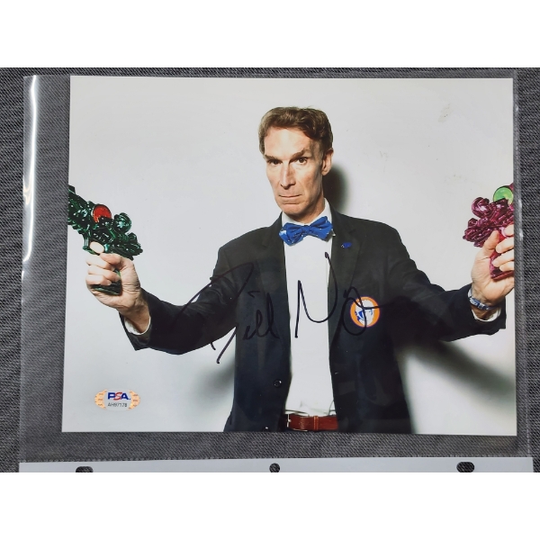 Bill Nye The Science Guy Autographed 8" X 10" Photograph Certified Authentic By PSA