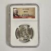 Image 1 : 1961-D 90% Silver Franklin Half Dollar, graded by the Numismatic Guaranty Company (NGC) as MS 63