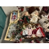 Image 4 : *Pick Up At Mantua Home-No Shipping Available*  Christmas Decor in Green Storage Bin - Holiday Doll 
