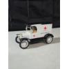 Image 1 : Vintage Red Cross Ambulance Die-Cast Ford Model T Coin Bank