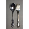 Image 1 : Sterling Silver Spoon & Fork - Weight: 100.8g