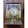 Image 3 : PICKUP IN CANTON - Bulova Brass And Walnut 8''x5'' Table Clock In Beautiful Condition 