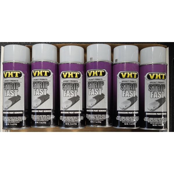 Six Brand New 11oz Cans Of VHT Strip Fast Aggressive Paint Remover