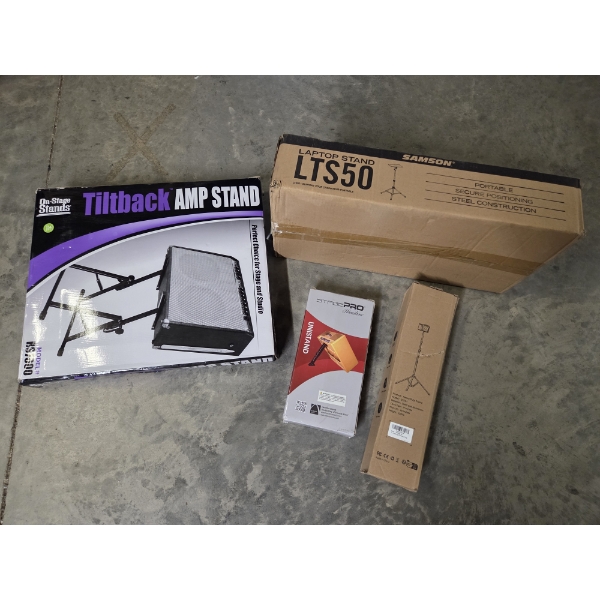 Brand New In Boxes, Amp Stands, Tripod, And Laptop Stand - No Shipping!