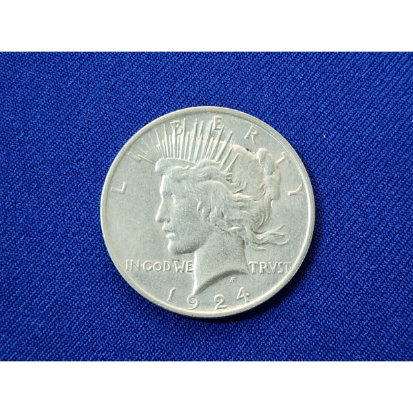 1924 90% Silver Peace Dollar 