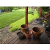 Image 1 : 4 Flower Pots and a 30" Plant Stabilizer