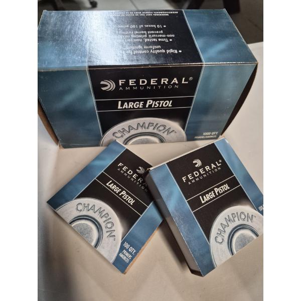 RELOADING - 1000 COUNT LARGE PISTOL PRIMERS #150 - SEE PICS